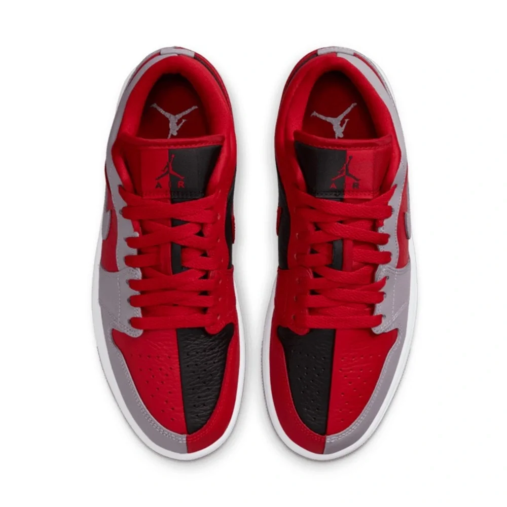 Air Jordan Low 1 SE “Split” Gym Red/Cement Gray/ Black size 6.5‎